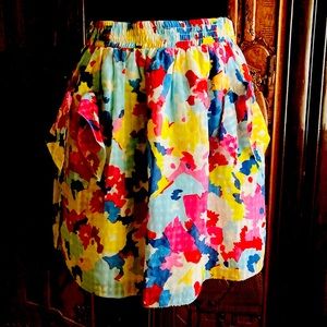 Juicy Couture Silk & Cotton Skirt